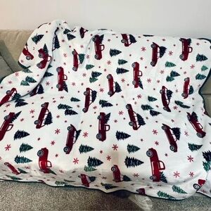 Throw blanket for Christmas.